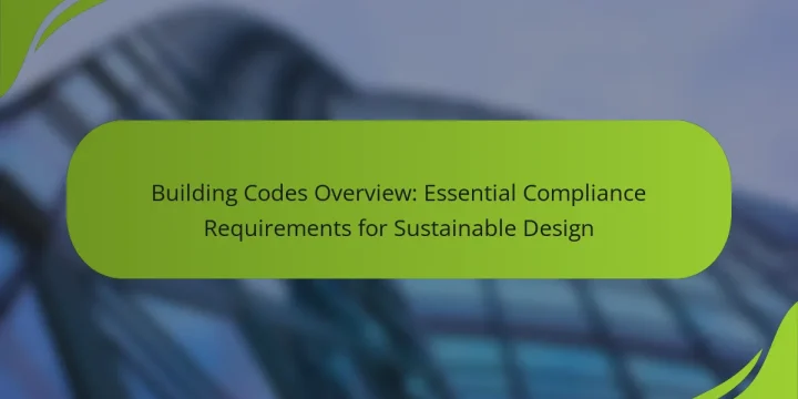 Building Codes Overview: Essential Compliance Requirements for Sustainable Design