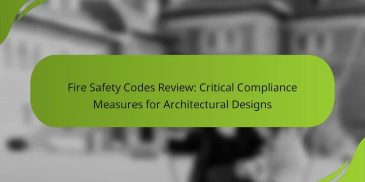 Fire Safety Codes Review: Critical Compliance Measures for Architectural Designs
