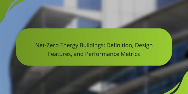 Net-Zero Energy Buildings: Definition, Design Features, and Performance Metrics