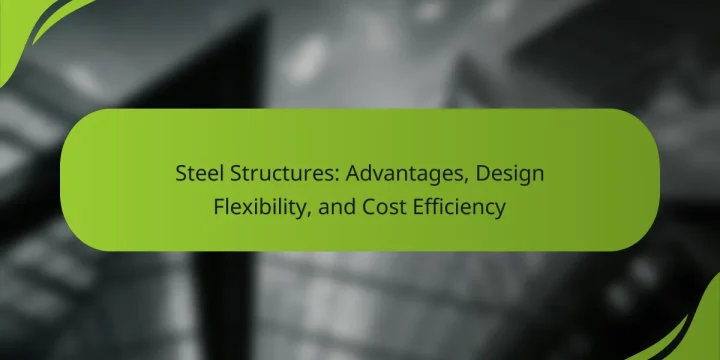 Steel Structures: Advantages, Design Flexibility, and Cost Efficiency
