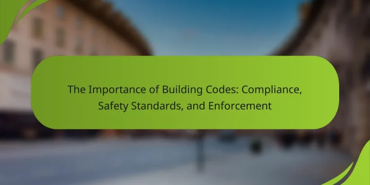 The Importance of Building Codes: Compliance, Safety Standards, and Enforcement