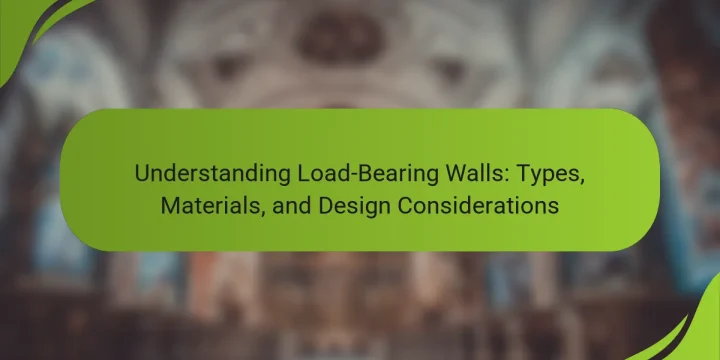 Understanding Load-Bearing Walls: Types, Materials, and Design Considerations