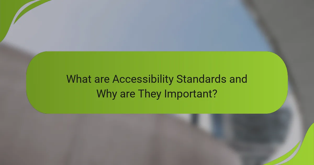 What are Accessibility Standards and Why are They Important?